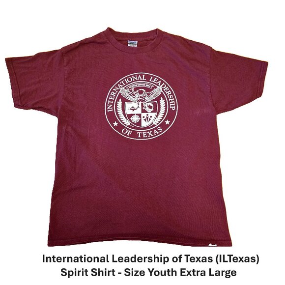International Leadership of Texas ~ Spirit Shirt Size Youth Extra Large ILTexas - Picture 1 of 6